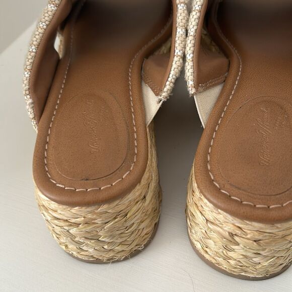 Straw Wedge Sandals - Picture 3 of 6